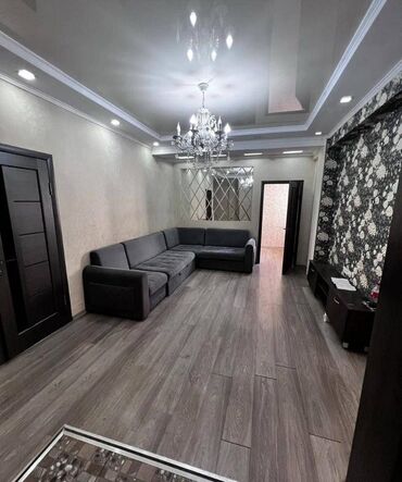 эмарк жибек жолу: 2 комнаты, 60 м², Элитка, 4 этаж, Евроремонт