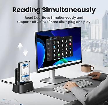 micro sd v30: UGREEN CM198, USB 3.0 док‑станция для жестких дисков. В наличии — 4