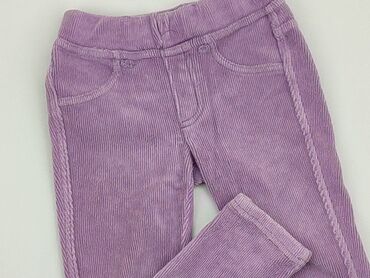 fioletowa spódniczka: Material trousers, 2-3 years, 92/98, condition - Fair
