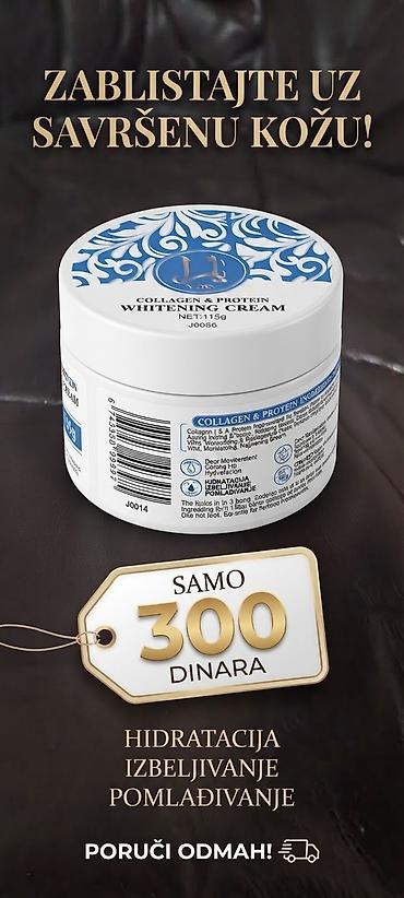 Krema za lice Collagen & Protein Whitening Cream, NET 115 g. -