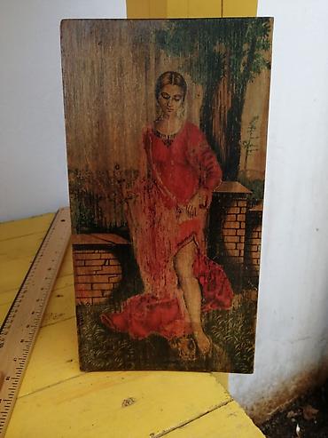 tablo satisi: Taxta üzərində təsvir – dekorativ panel - Material: bərk taxta lövhə — 3