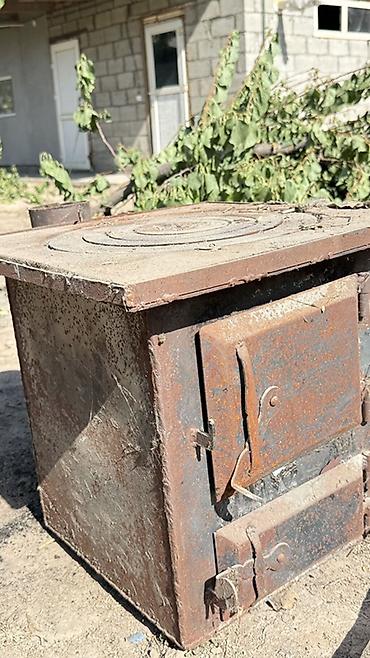 буржуй: Печь-буржуйка с варочной поверхностью + чугунный секционный радиатор — 4