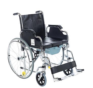 Xəstələr üçün unitazlar: Araba sudnalı VIVA KY608-46 - Yüksək keyfiyyətli PVC oturacaq və — 11
