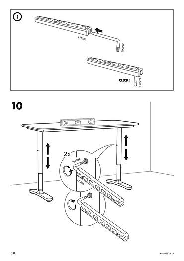 Masalar: Masa Ikea Bekant 160x80 — 6