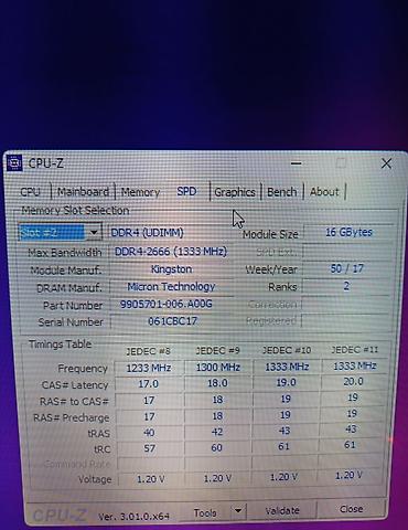 kompüter: Operativ yaddaş (RAM) Samsung, 32 GB, 2666 Mhz, DDR4, PC üçün, İşlənmiş — 3