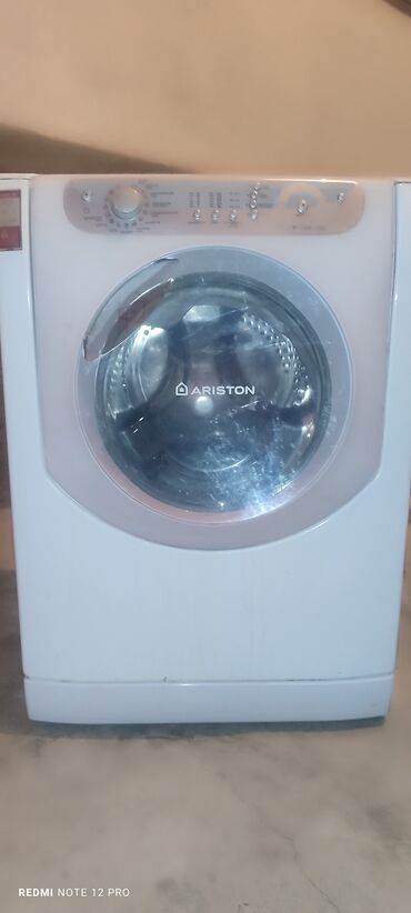 музыка аппаратура: Стиральная машина Hotpoint Ariston, Б/у, Автомат, До 6 кг, Компактная