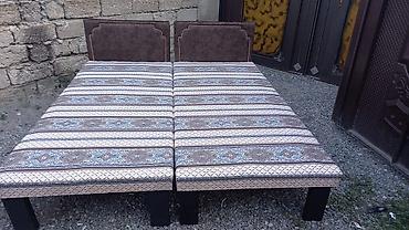 Çarpayılar: Təzə çarpayılar. 1 nəfərlik çarpayılar 60manat. 2 nəfərlik taxt — 23