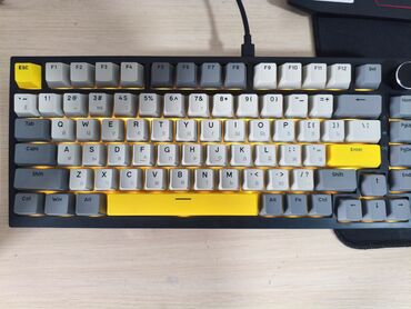 клавиатура мини: Клавиатура, Ajazz, Механическая, Проводное подключение, Размер: 75%