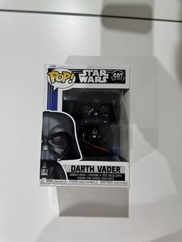 Heykəlciklər: Funko Pop! Star Wars Darth Vader bobble-head fiquru. 597 nömrəli bu