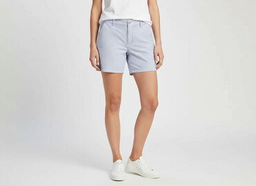 plisowane spodnie reserved: H&M, Шорти жіночі, розмір L