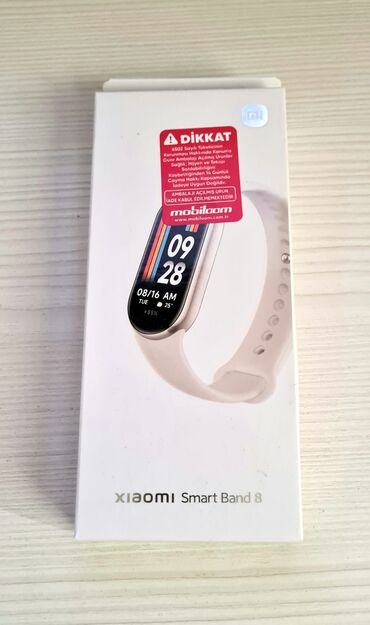 elektron saatlar qiymeti: Новый, Смарт браслеты, Xiaomi, Уведомления, цвет - Бежевый