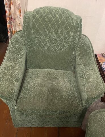 мебель в беловодске: Прямой диван, цвет - Зеленый