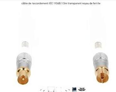 tisot sat: Schwaiger antenni koaksijalni kabl – IEC priključni kabl, 1,5 m - — 10