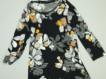 elegancką bluzki w kwiaty: Tunic, S (EU 36), condition - Good