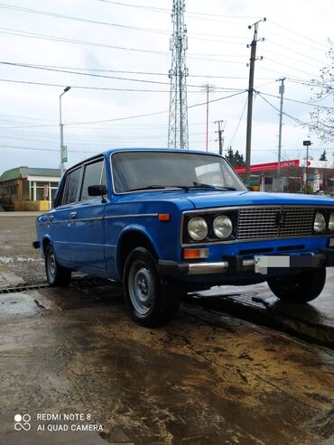 VAZ (LADA): VAZ 2106, göy rəngli, sedan kuzov. Xarici: - Klassik “2106” ön — 1