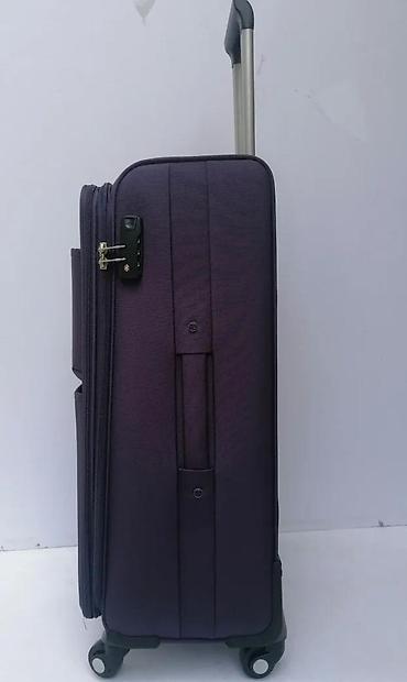 Putni koferi i torbe: Reddy Wenge kofer na točkiće – tekstilni, tamnoljubičaste boje — 5