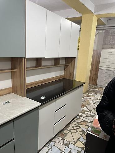 Кухонные гарнитуры: Кухонный гарнитур современного дизайна - Прямые кухонные модули с — 5