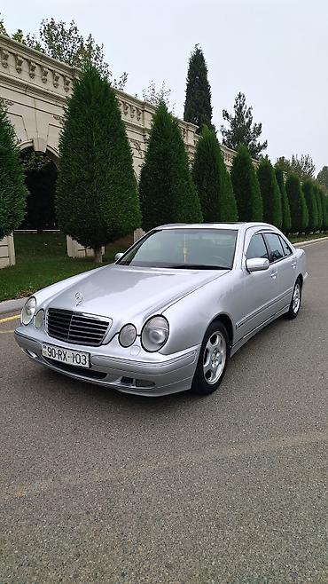 mercedes w210 radiator: Mercedes-Benz E-Class (W210) sedan – gümüşü rəng - Kuzov: 4 qapılı — 4