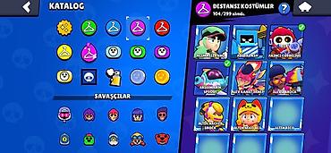 Бижутерия: Brawl Stars hesabı – yüksək səviyyəli, zəngin məzmunlu - Kuboklar — 5