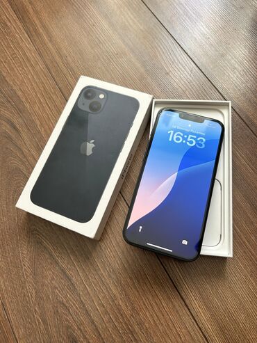 apple 11 qiymeti: IPhone 13, 256 GB, Midnight, Face ID