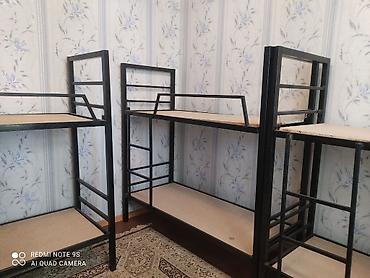 Керебеттер: Металлическая двухъярусная кровать - Прочная сварная рама из — 2
