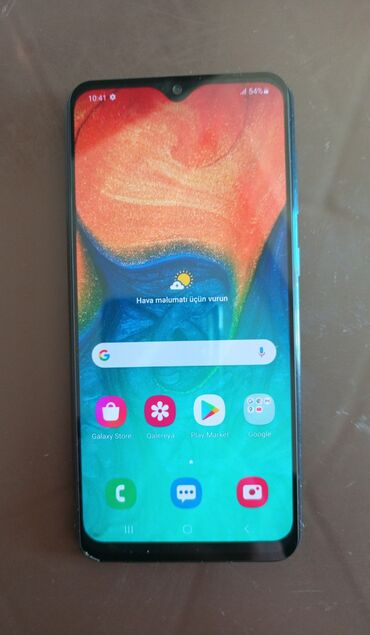 Mobil telefonlar: Samsung Galaxy A30, rəng - Göy, Sensor, Barmaq izi, İki sim kartlı