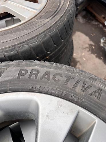outback: Колеса в сборе 215 / 55 / R 17, Лето, Б/у, Комплект, Легковые, Литые, отверстий - 5 — 2