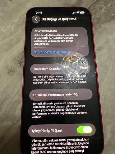 prodat iphone: IPhone 14, 128 GB, Qırmızı, Face ID — 2