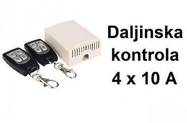 pest control pci: Bežični RF relejni kontroler 4-kanalni (4 x 10 A) sa 2 daljinska — 2