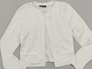 białe bluzki lniane damskie: Women's blazer M (EU 38), condition - Good