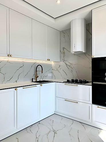 silver kitchen: Кухонный набор на заказ, МДФ крашеный, 7–14 дней, Бесплатная доставка, Гарантия — 1