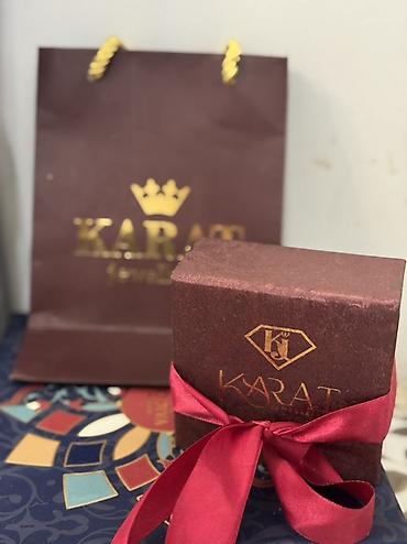 seyf paket: KARAT Jewelry hədiyyə qutusu və brend paket - Rəng: tünd qəhvəyi — 1