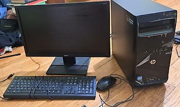 hp kompüter: Masaüstü kompüter dəsti – HP Pro sistem bloku + Acer monitor + — 1