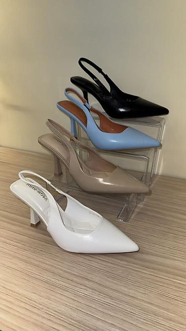 Tuflilər: NURU-MODA qadın slingback tufliləri - Model: kəsik arxalı — 1