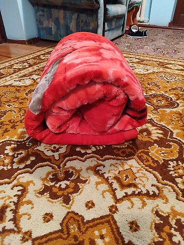 bed sheets: Плед плотный теплый 220х190. В отличном состоянии. Постиран. Район — 3