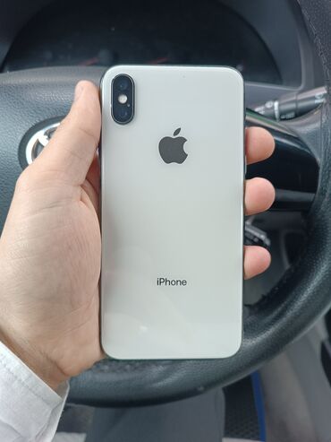 apple notebook: IPhone X, 64 GB, White Titanium, Face ID
