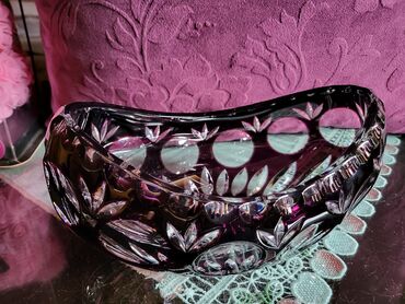 Ostalo posuđe: Cinija nova gondola,kristal,led kristal 70te Nachtmann. Cinija je — 18