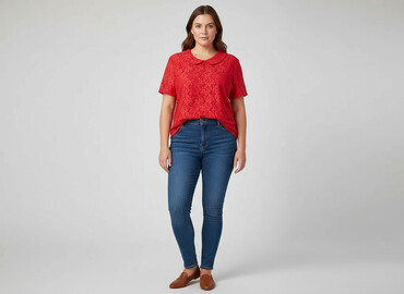 bluzki pod marynarkę plus size: M&Co, Жіноча блуза, розмір 2XL