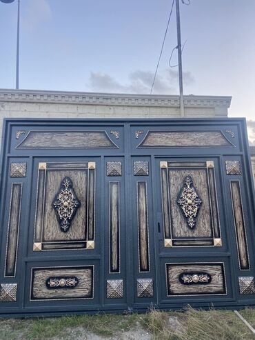 Həyət darvazaları: Yeni Dəmir Həyət darvazası, 3 m, Mexaniki, Qapı ilə, rəng - Qara, Kredit var, Ödənişli quraşdırma, Ünvandan götürmə, Ödənişli çatdırılma, Rayonlara çatdırılma -da lalafo.az — 11 Həyət darvazaları: Yeni Dəmir Həyət darvazası, 3 m, Mexaniki, Qapı ilə, rəng - Qara, Kredit var, Ödənişli quraşdırma, Ünvandan götürmə, Ödənişli çatdırılma, Rayonlara çatdırılma — 11