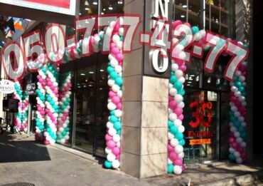 Dekorlar və bəzəklər: Lent kəsilməsi dəsdi. Açılış dəsdi. Padnos qayci lent kesilmesi desti — 5