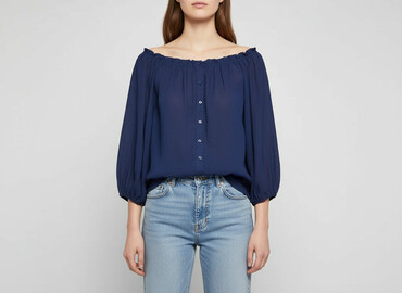 bluzki dopasowane eleganckie: H&M, Women's blouse, size M