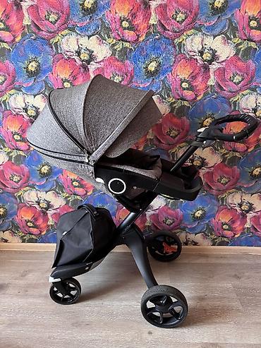 Коляски: Коляска, Stokke, цвет - Серебристый, Б/у, Самовывоз — 14