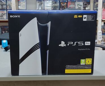 PS5 (Sony PlayStation 5): PlayStation 5 pro, 2 tb yaddaşa malikdir. Bağlı upakovkadadır, barter