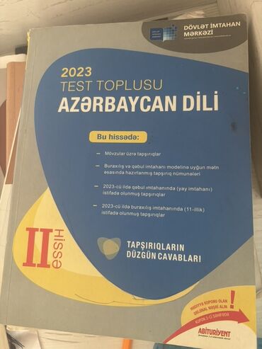 nargiss r najaff 5 6 cavablari pdf: Azərbaycan dili Testlər 11-ci sinif, DİM, 2-ci hissə, 2023 il
