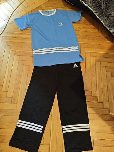 Kişi geyimləri: İdman dəsti, Adidas, S, rəng - Mavi — 1
