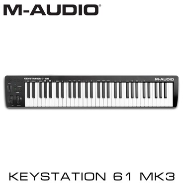 муз синтезатор: Миди-клавиатура M-Audio Keystation 61 MK3 — это мощная и простая