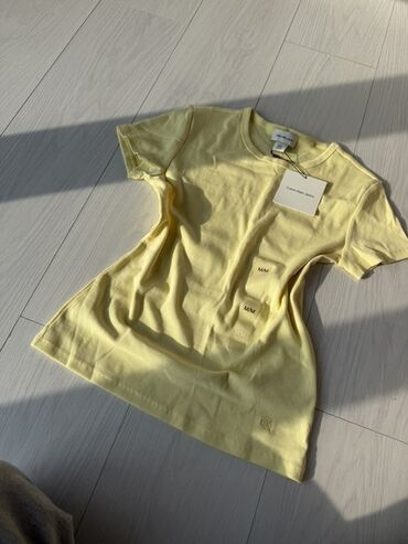 бюстгальтер с широким поясом: Футболка, Облегающая модель, Calvin Klein, Хлопок, Новый, M (EU 38)