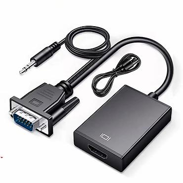 vga to hdmi бишкек: ПК үчүн конвертер, VGA → HDMI, Жаңы, Акылуу жеткирүү, Өзү алып кетүү — 2