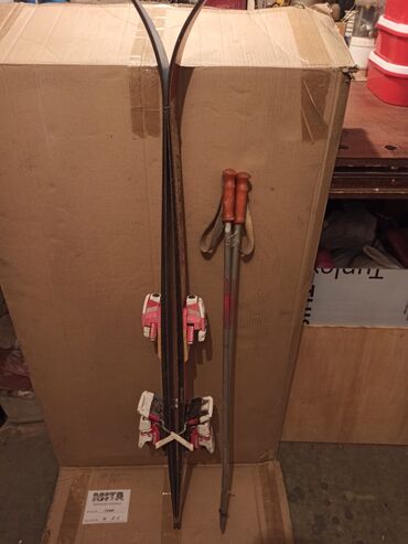 Oprema za skijanje: Dečije skije "ELAN" sa štapovima. Dužina skija 120cm — 9