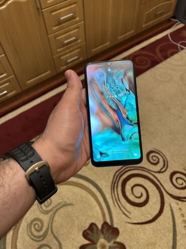 Samsung: Samsung A10e, 32 GB, rəng - Göy, Face ID